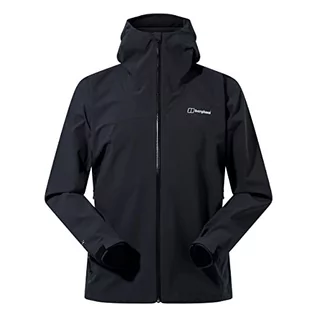 Kurtki męskie - Berghaus Męska kurtka typu softshell Kember Vented wodoodporna Czarny / czarny S - grafika 1