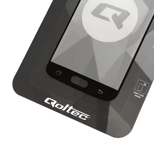 Qoltec Szkło ochronne hartowane PREMIUM do Huawei Y7 PrimeCzarne 51587 - Szkła hartowane na telefon - miniaturka - grafika 1