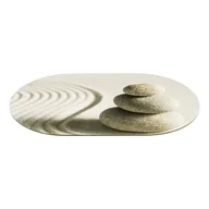 Dywaniki łazienkowe - Beżowy dywanik łazienkowy 50x80 cm Sand & Stone – Wenko - miniaturka - grafika 1