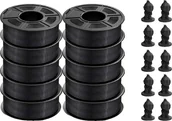 Filamenty i akcesoria do drukarek 3D - filament do drukarek 3D, dostępne różne materiały, odporność na wysoką temperaturę, PLA czarny 11 kg - miniaturka - grafika 1