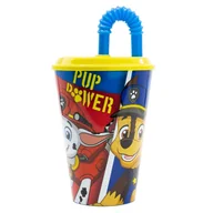 Kubki dla dzieci - Kubek ze słomką PSI PATROL PIESKI 430ml - miniaturka - grafika 1