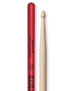 Vic Firth pałeczki do perkusji 5B amerykański Hickory z głowicami VIC Grip i drewniane VF5BVG - Akcesoria do perkusji - miniaturka - grafika 1