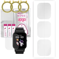 Akcesoria do smartwatchy - 3x Folia hydrożelowa do Garett Kids Tech 4G - apgo Smartwatch Hydrogel Protection Ochrona na ekran smartwatcha - miniaturka - grafika 1