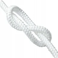 Żeglarstwo - Lina POLIPROPYLENOWA 6mm Pleciona BIAŁA 100 m - miniaturka - grafika 1