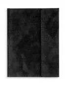 Planery - Notes książkowy zapinany CZARNY A5 Flok linia kratka czysty kropki - miniaturka - grafika 1