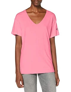 Replay T-shirt damski, 817 Pink Fluo, XS - Koszulki i topy damskie - miniaturka - grafika 1
