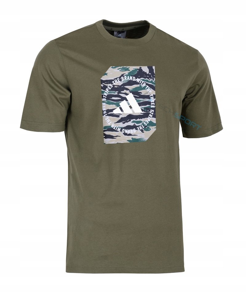 ADIDAS WYGODNA KOSZULKA MĘSKA BAWEŁNIANA T-SHIRT CAMO SHAPE GRAPH 3XL