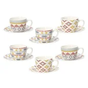 Serwisy do kawy i herbaty - Tognana Tognana Iris Kilim Komplet Filiżanek 6 - miniaturka - grafika 1