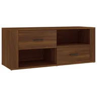 Szafki RTV - Szafka pod telewizor, brązowy dąb, 100x35x40 cm - miniaturka - grafika 1