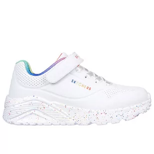 Buty Skechers Uno Lite Rainbow Specks 310457LWMLT - białe - Trampki damskie - miniaturka - grafika 1