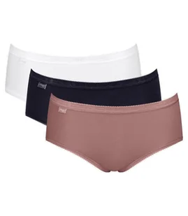 3 x Majtki damskie sloggi Basic+ Midi C3P-44 - Majtki damskie - miniaturka - grafika 1