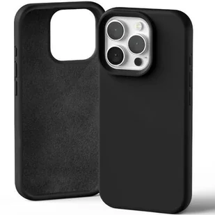 Etui MERCURY Silicone do Apple iPhone 16 Pro Czarny - Etui i futerały do telefonów - miniaturka - grafika 1