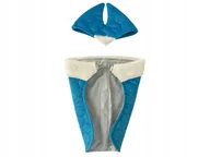 Maskotki i pluszaki - ZIMOWY ZESTAW DLA HOBBY HORSE A3: DERKA I NAUSZNIKI - NIEBIESKI, FUTERKO - miniaturka - grafika 1