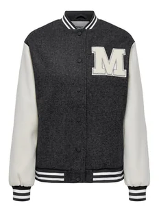 ONLY Kurtka bomber 15294005 Szary Regular Fit - Kurtki damskie - miniaturka - grafika 1