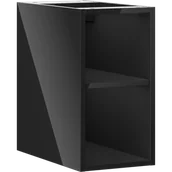 Szafki łazienkowe - Mexen Box-A szafka otwarta z półką 25 cm, czarna połysk - 91AX2-0250-470-0-70 - miniaturka - grafika 1