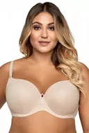 Biustonosze - Ava 1263 Painel beżowy biustonosz usztywniany plus size - miniaturka - grafika 1