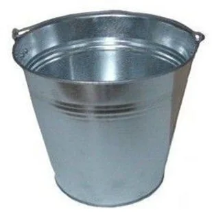 Besttool WIADRO Z BLACHY OCYNKOWANEJ 12L 667012 - Wiadra i kastry budowlane - miniaturka - grafika 1