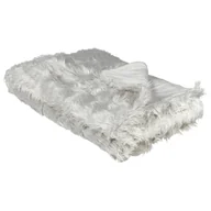 Narzuty - Narzuta na łóżko 150 x 200 cm szara DELICE - miniaturka - grafika 1