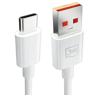 3MK Hyper Cable USB-A to USB-C 5A 60W 1.2m biały/white - Kable - miniaturka - grafika 11