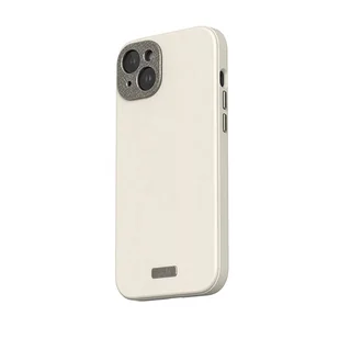 Moshi Napa MagSafe - Skórzane etui iPhone 15 Plus (Eggnog White) - Etui i futerały do telefonów - miniaturka - grafika 2