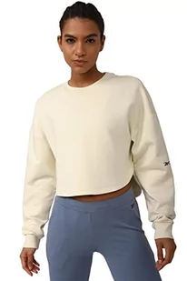Reebok Damska bluza Ts Dreamblend Cotton Ml, niebarwiona, XXS - Bluzy damskie - miniaturka - grafika 1