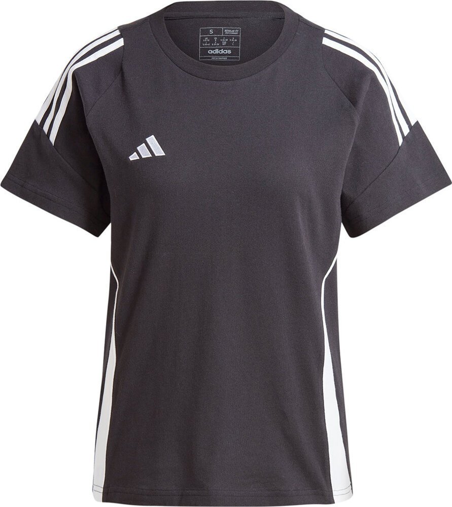 Adidas Koszulka damska adidas Tiro 24 Sweat Tee czarna IJ9955 L