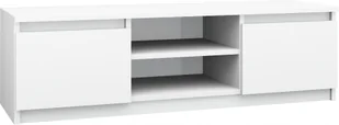 Stolik Rtv 120cm szafka pod telewizor Biały - Szafki RTV - miniaturka - grafika 1