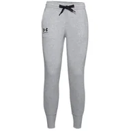 Spodnie damskie - Under Armour Rival Fleece Joggers 1356416-035 Damskie Spodnie Szare - miniaturka - grafika 1