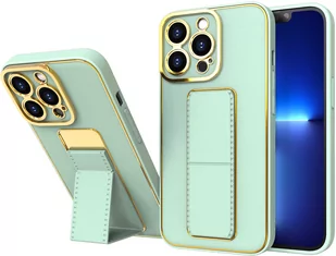 New Kickstand Case etui do iPhone 12 Pro z podstawką zielony - Etui i futerały do telefonów - miniaturka - grafika 1