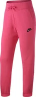 Spodnie męskie - Spodnie dla dziewczynki Nike G FLC REG 806326 615-XS - miniaturka - grafika 1