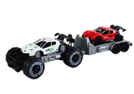 Samochody i pojazdy dla dzieci - ZESTAW AUTO TERENOWE LAWETA POJAZD SPORTOWY - miniaturka - grafika 1