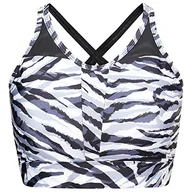 Biustonosze - Dare 2b Damski biustonosz Mantra Bra Blk/Whtzebra m - miniaturka - grafika 1