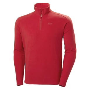 Męski Polar HELLY HANSEN DAYBREAKER 1/2 ZIP FLEECE 50844_163 – Czerwony - Bluzy męskie - miniaturka - grafika 1