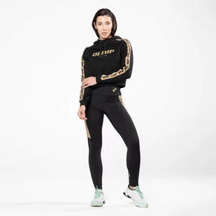 Damska bluza sportowa z kapturem Olimp - WMS Tracksuit Top Gold Series-S - Bluzy sportowe damskie - miniaturka - grafika 1