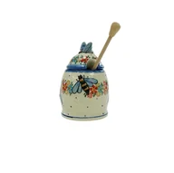Pojemniki kuchenne - Ceramiczny pojemnik na miód Ceramika Bolesławiec - miniaturka - grafika 1