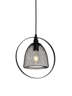 Lampy sufitowe - Lampa wisząca XALIS 2 E27 - czarny - miniaturka - grafika 1