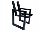 Ławki ogrodowe - NOGI DO ŁAWKI OGODOWEJ RZYM SOLIDNE METALOWE 2 SZT - miniaturka - grafika 1