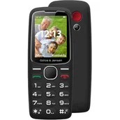 Telefony komórkowe - GÖTZE & JENSEN GFE302 Czarny - miniaturka - grafika 1