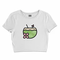 Koszulki i topy damskie - Bona Basics, Damski T-shirt basic, z nadrukiem cyfrowym, 100 bawełny, biały, swobodny, damski top, rozmiar: XL, biały, XL - miniaturka - grafika 1