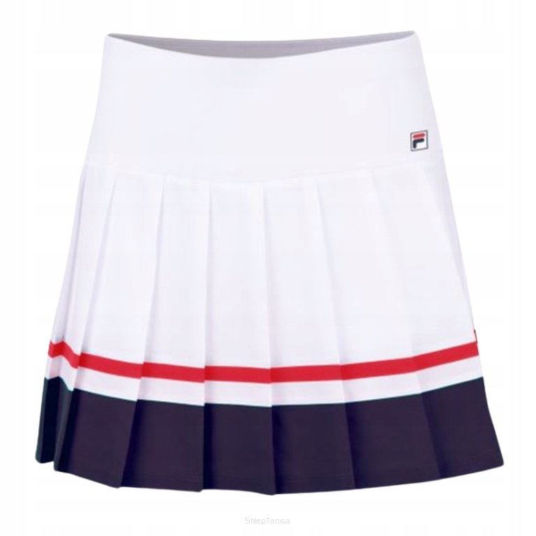 Spódniczka tenisowa Fila Skort Sabine biało-granatowa XL