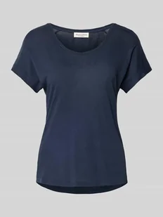 T-shirt o kroju relaxed fit z mieszanki bawełny i wiskozy - Koszulki i topy damskie - miniaturka - grafika 1