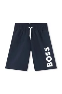 Spodnie i spodenki dla chłopców - BOSS szorty kąpielowe dziecięce kolor granatowy - Boss - grafika 1