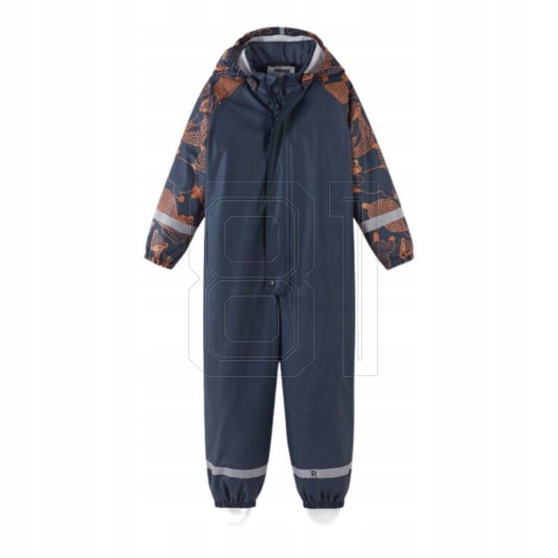 Kombinezon przeciwdeszczowy Reima Roiske Navy Jr 5100022A-6984 80