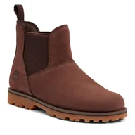 Buty dla dziewczynek - Kozaki Timberland Asphalt Trail Chls Boot TB0A2BK2V131 Dark Brown Nubuck - miniaturka - grafika 1