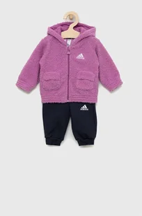 adidas Performance komplet niemowlęcy kolor różowy - Komplety dla niemowląt - miniaturka - grafika 1