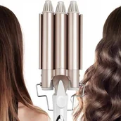 Lokówki - XYZ Falownica do włosów, biała - miniaturka - grafika 1