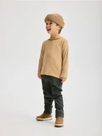 Bluzki dla niemowląt - Reserved - Koszulka longsleeve w paski - miedziany - miniaturka - grafika 1