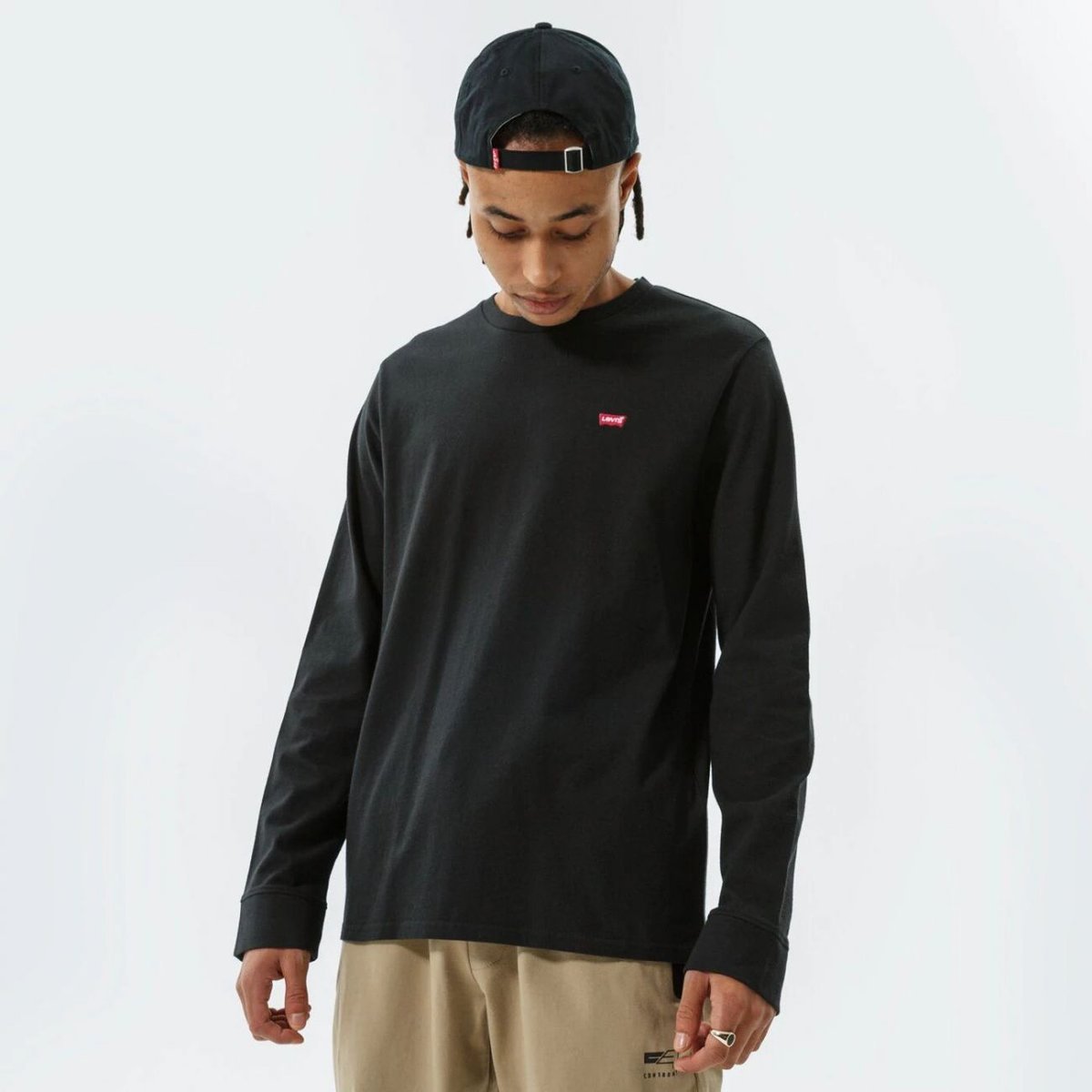 t-shirt uomo levis 72848 0009 hm tee ls black