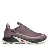 Lekkoatletyka - Buty do biegania Salomon Alphacross 5 Gtx W GORE-TEX 473110 23 W0 Fioletowy - miniaturka - grafika 1