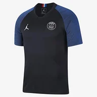 Koszulki męskie - Nike męska koszulka PSG M NK BRT STRK TOP SS 4TH T-Shirt, czarny/hyper cobalt/(biały) (bez sponsor-plyr), 2XL - miniaturka - grafika 1